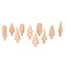 Woodland Trees Set - Set of 10 - For Ages 10m+ - Wooden Trees for Kids - 10 Different Shapes - Loose Parts Wooden Toys for Toddlers